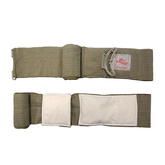 The Emergency Bandage® With Two 6" Wound Pads & Pressure Bar (Israeli Bandage)