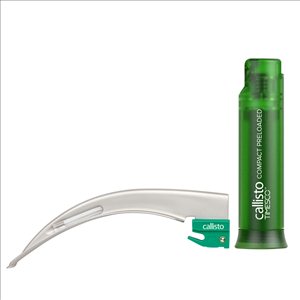 Callisto Preloaded Compact Handle Laryngoscope with Macintosh Blade - 