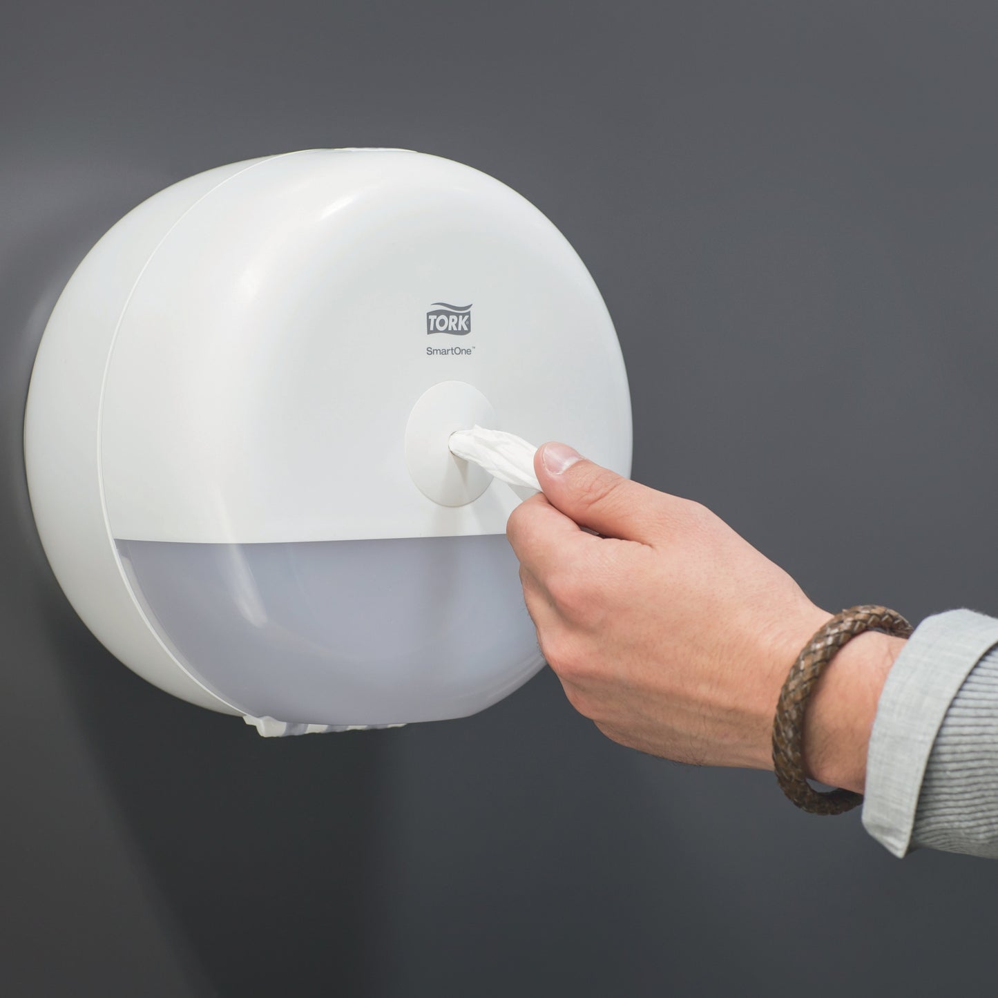 Tork SmartOne Mini Toilet Roll Dispenser - White - 