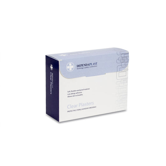 Dependaplast - Washproof Plasters - -Assorted - -Clear - Box of 100 - 