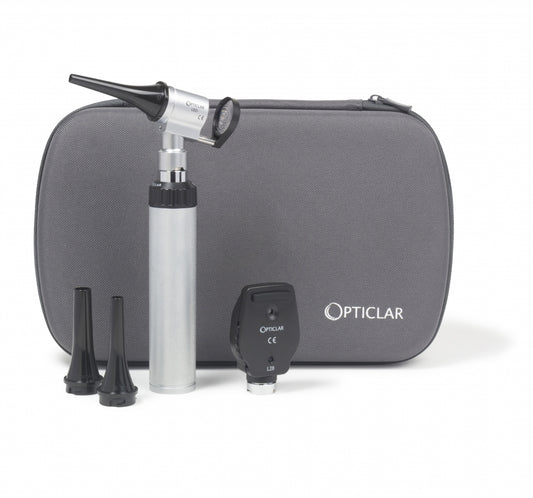 Veterinary LED Diagnostic Set – Battery Handle & Plastic Tips - 