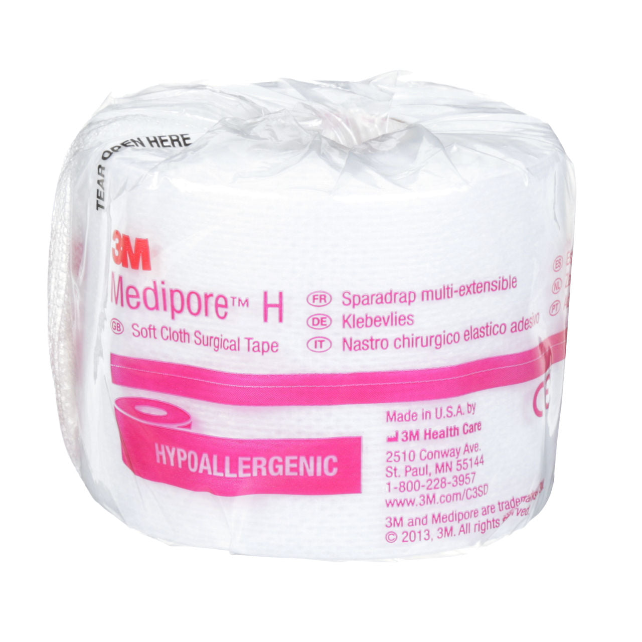 Medipore™ H Soft Cloth Medical Tape, 50mm x 9.1m - Box of 12