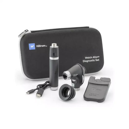 Welch Allyn PanOptic Plus Ophthalmoscope - Rechargeable USB Handle - iExaminer Kit - 