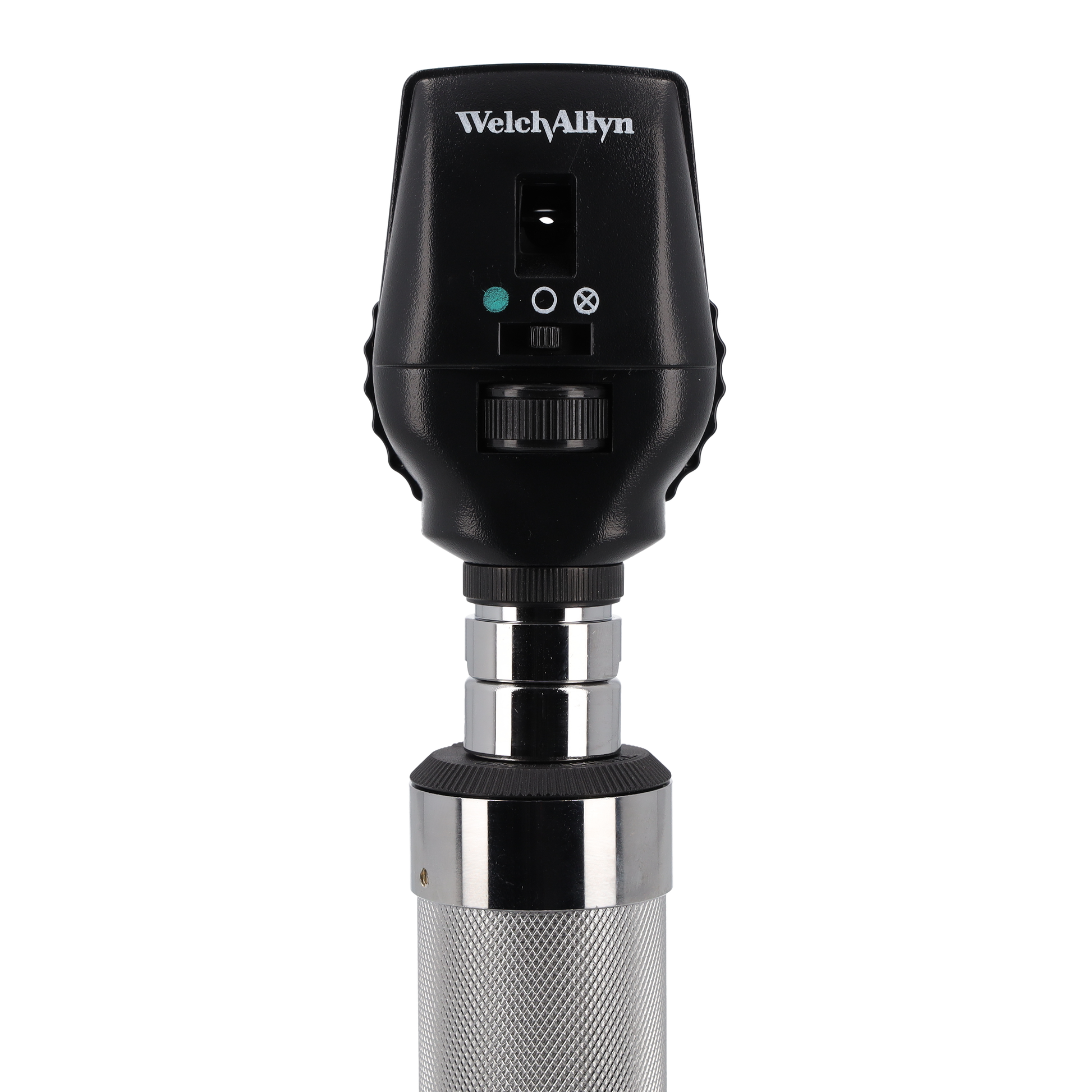 Welch Allyn 3.5V Diagnostic Set - LED Opthalmoscope, Macroview Basic LED Otoscope, Alkaline C-Cell Battery Handle and Hard Case - 