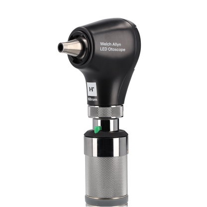 Welch Allyn 3.5V Diagnostic Set - Coaxial LED Opthalmoscope, Basic LED Otoscope, Alkaline C-Cell Battery Handle and Hard Case - 