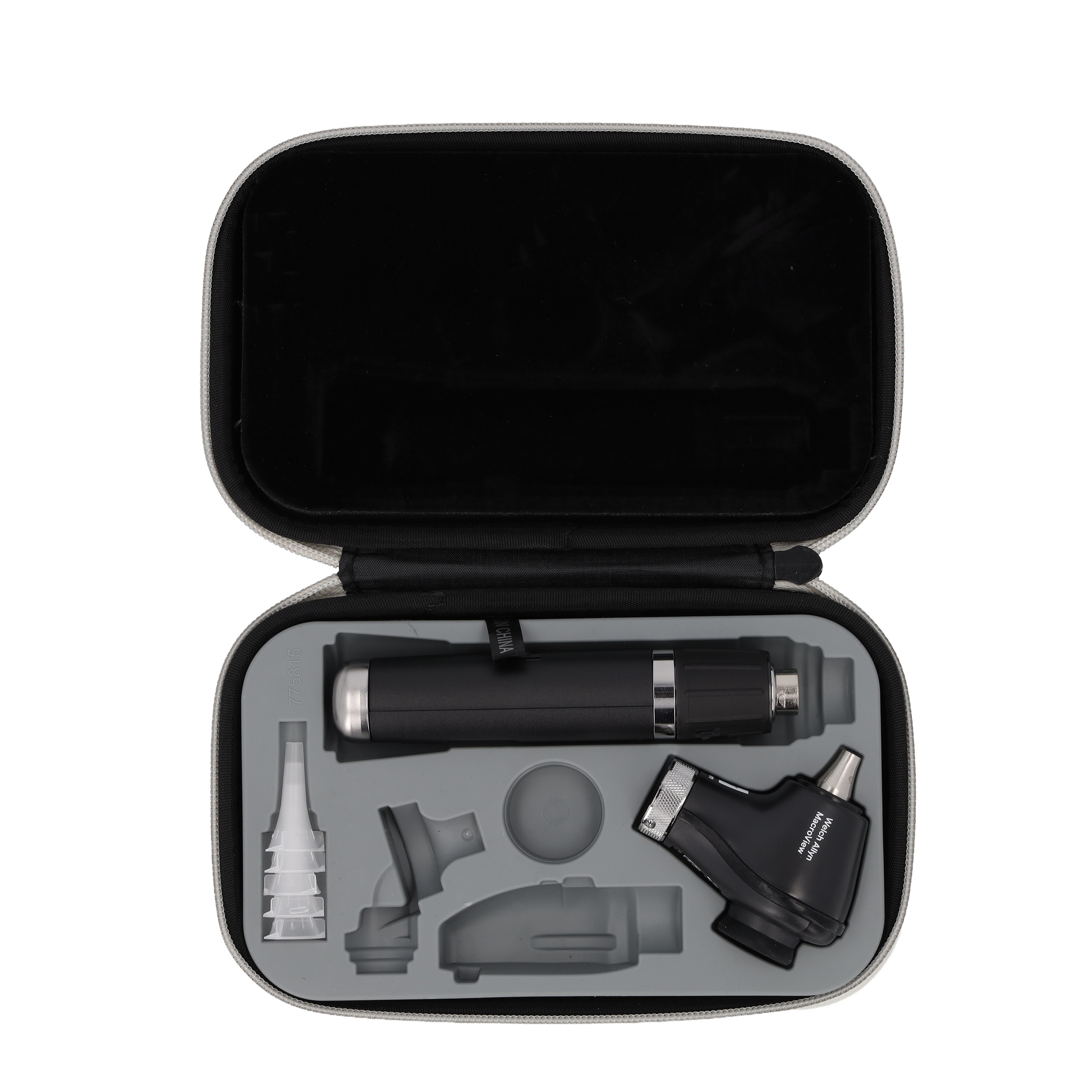 Welch Allyn MacroView Basic LED Otoscope, Premium Lithum Ion, USB Rechargable Handel and Hard Case - 
