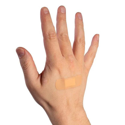 Hypo-Allergenic Washproof Plasters 5 assorted sizes  - Pack of 100