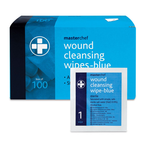Masterchef Wound Cleansing Wipes - Box of 100 - Reliance