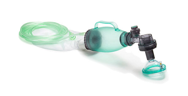 Infant BVM resus system, 280ml bag with pressure relief valve(40cm H20) size 1 mask - Single - Intersurgical