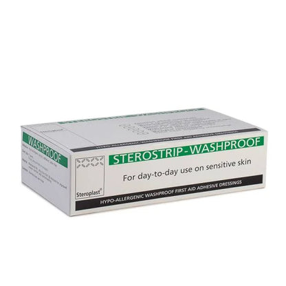 Hypo-Allergenic Washproof Plasters 7 assorted sizes  - Pack of 100