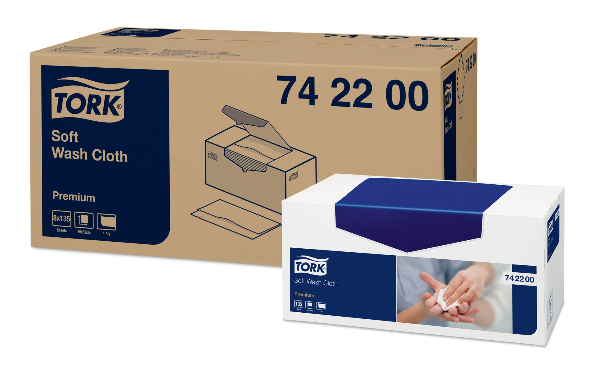 Tork Soft Wash Cloth Premium - 135 Clothes - 