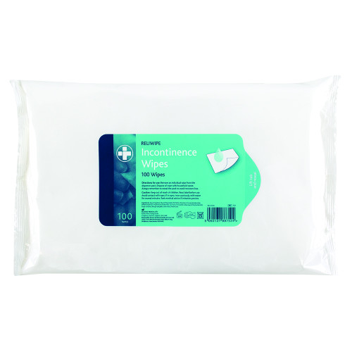 Reliwipe Incontinence Wipes - Pack of 100 - Reliance
