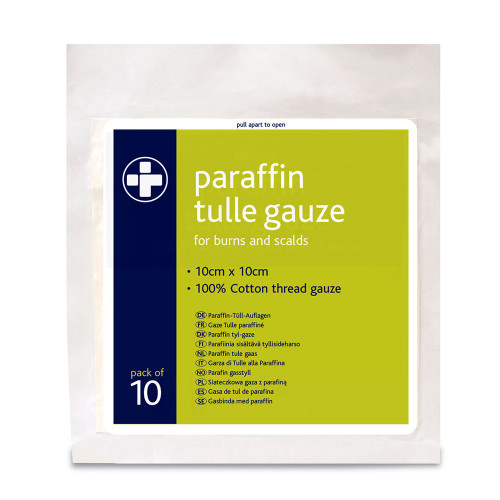 Parrafin Gauze - 10cm x 10cm - Reliance