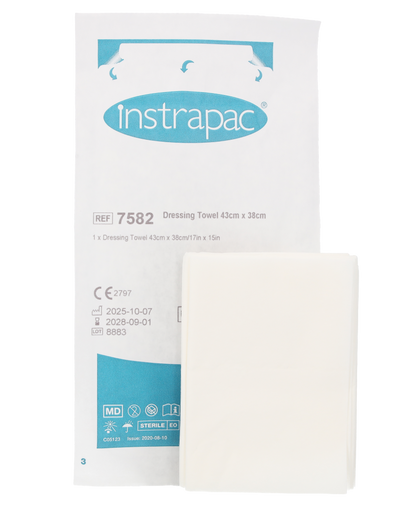 Instrapac Dressing Towel Small 43 x 38cm - Single