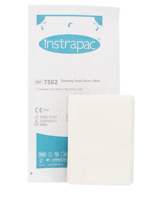 Instrapac Dressing Towel Small 43 x 38cm - Single - 