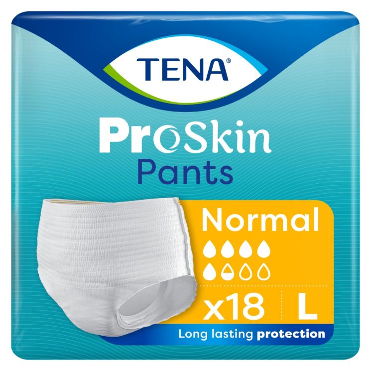 TENA Pants Normal Large - 4 packs of 18 - 