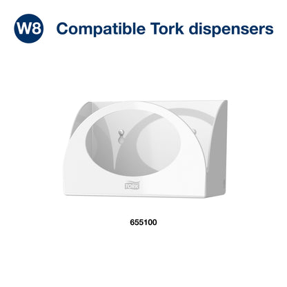Tork 2 in 1 Scouring and Cleaning Cloth White W8, Reusable, 360 Sheets, 450150 - 