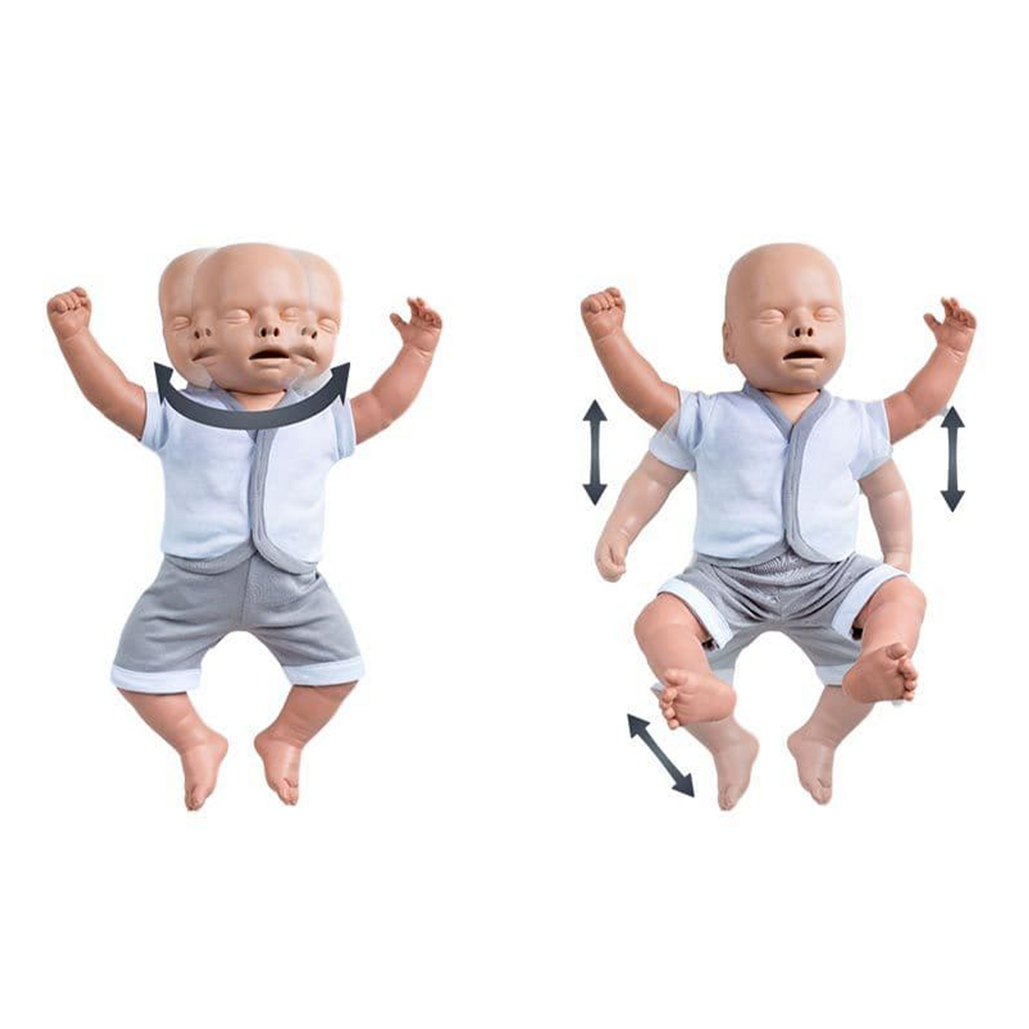 PractiBaby Infant CPR Manikin - Single - PractiMan