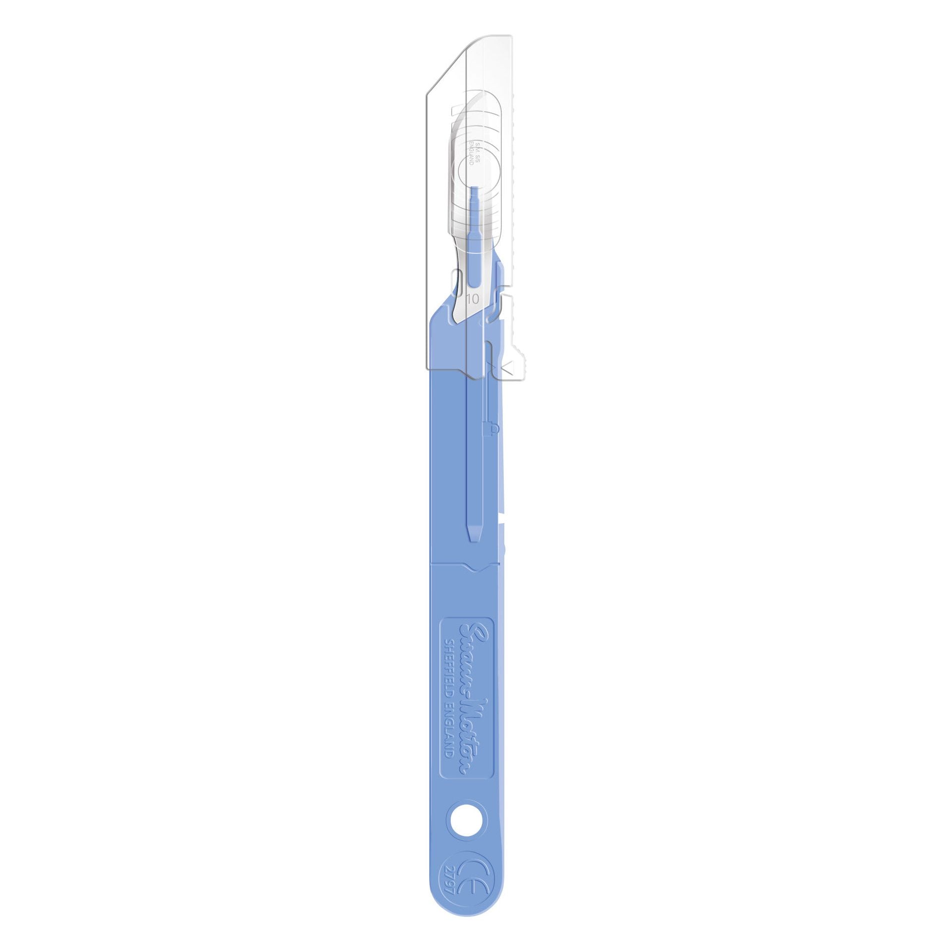 Scalpel Protector Sterile Safety Scalpels with Retracting Guard - Box of 10 – Medisave UK