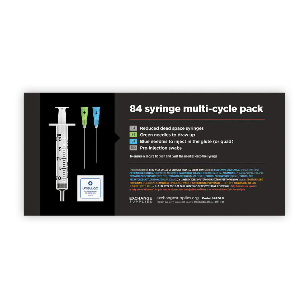 Steroid Multi-Cycle Pack- 84 syringes – Medisave UK