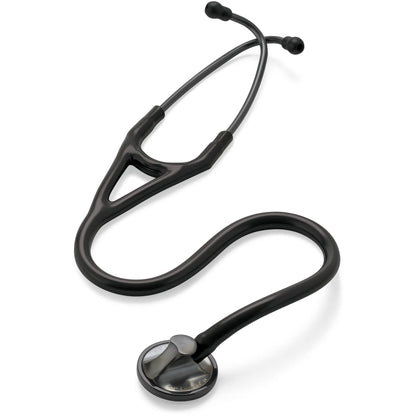 Littmann Master Cardiology Stethoscope: Black & Smoke 2176 - Over Engraved - Littmann Stethoscopes