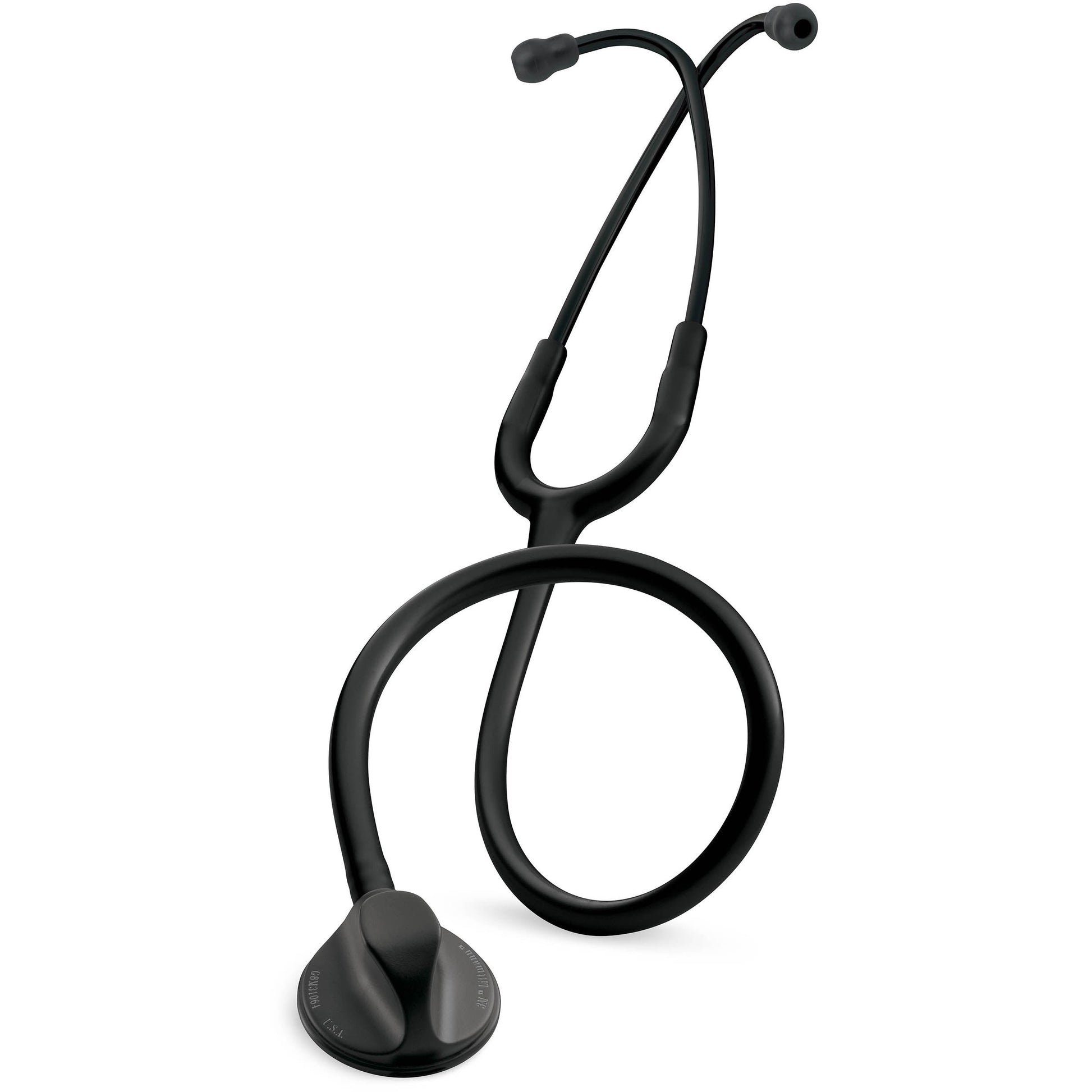 Littmann Master Classic II Stethoscope: All Black 2141 - Over Engraved - Littmann Stethoscopes