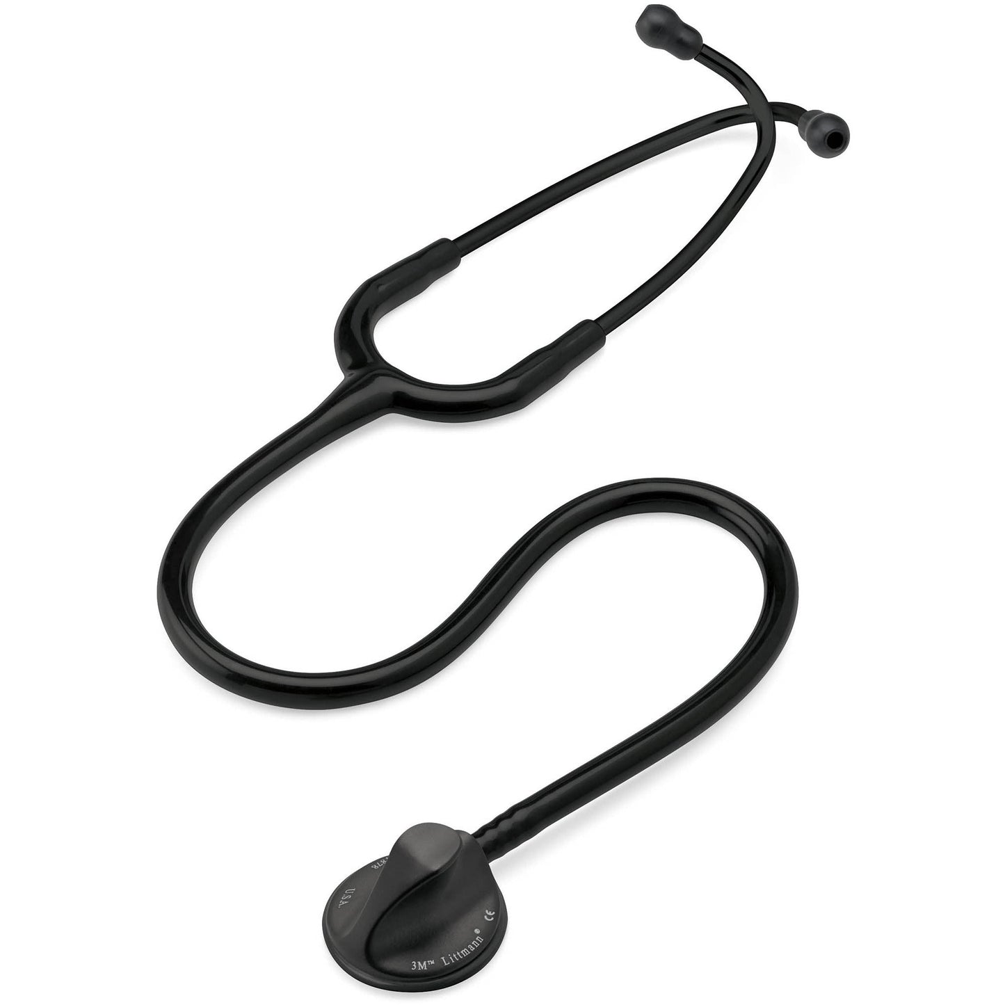 Littmann Master Classic II Stethoscope: All Black 2141 - Over Engraved - Littmann Stethoscopes