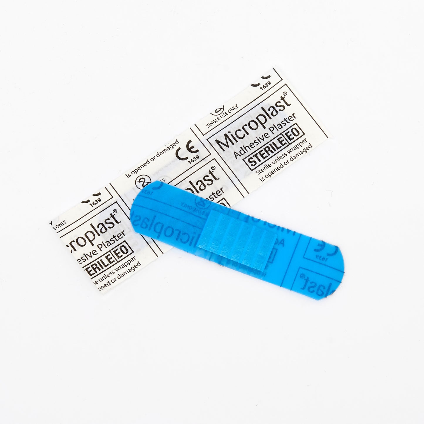 Microplast Blue Detectable Plasters 7cm x 2cm (Box 100)