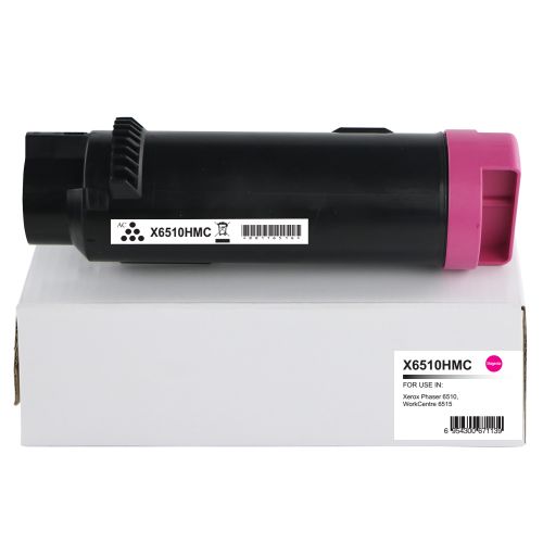 Compatible Xerox Phaser 6510 High Capacity Magenta Toner 106R03691 - 