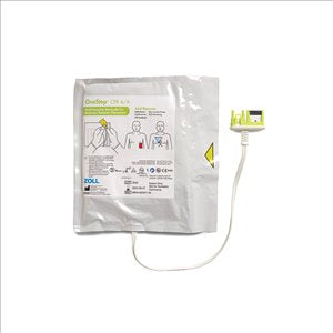 R Series One Step Green Connector AA CPR Pads - Box of 8 - Zoll