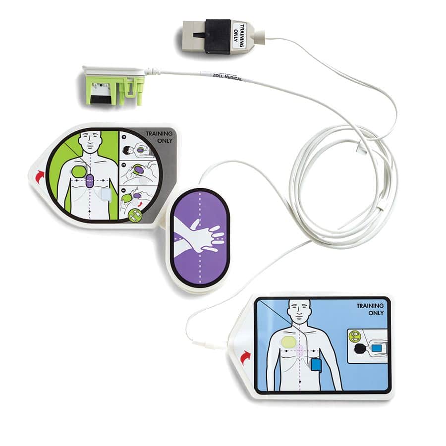ZOLL AED 3 Uni-padz III Training Kit - Training Pads and Training Cable - 