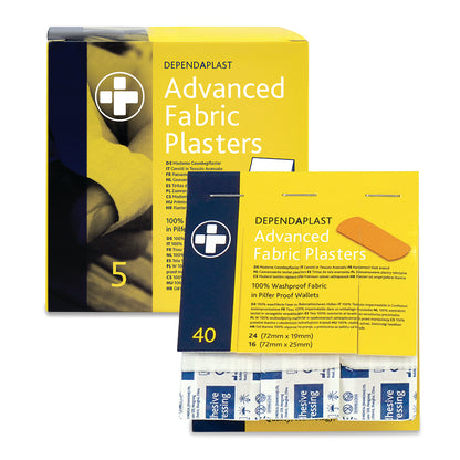 Dependaplast fabric pilfer proof plasters 5 x 40 - 