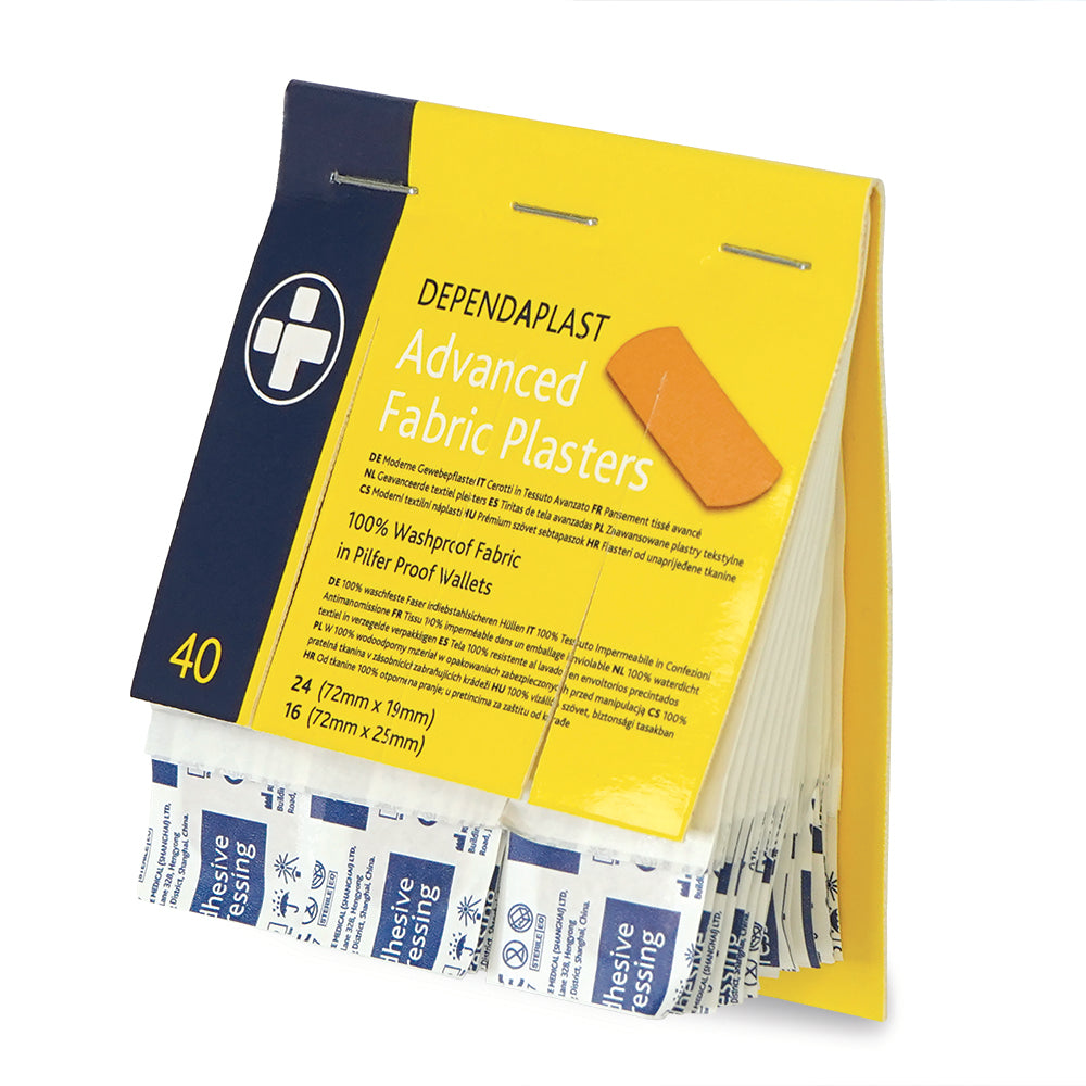 Dependaplast fabric pilfer proof plasters 5 x 40 - 