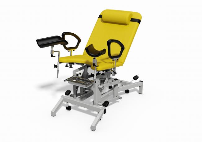 Gynae Couch - Head Cushion, Debris Tray & Knee Supports