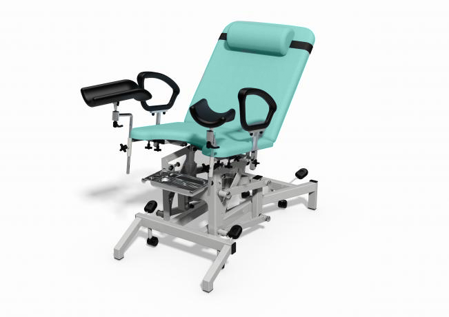 Gynae Couch - Head Cushion, Debris Tray & Knee Supports