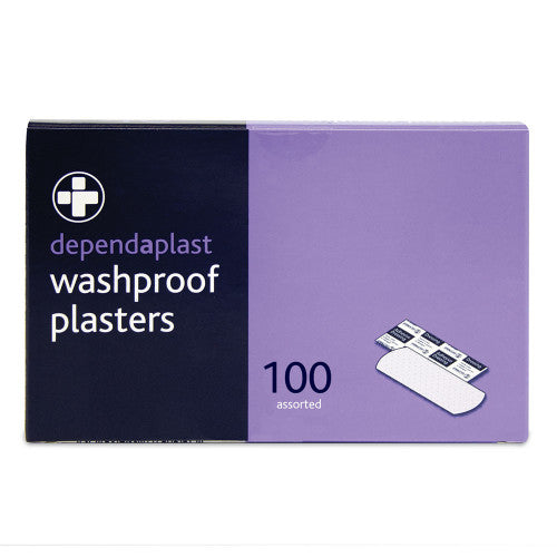 Dependaplast Washproof Plasters Perforated Dispenser - Box of 100 - Reliance