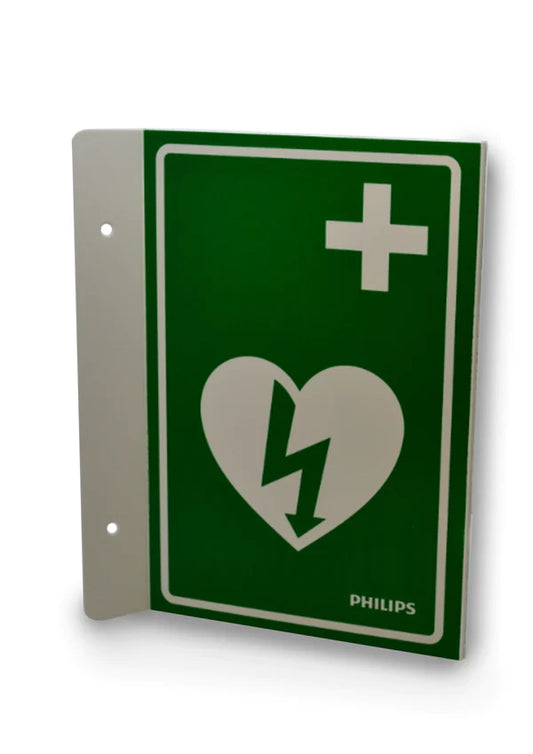 AED Wall Sign, green