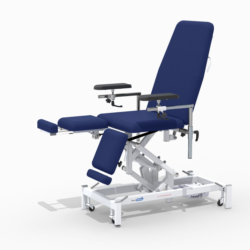 Medi-Plinth Phlebotomy Chair With Split Legs - Electric - 