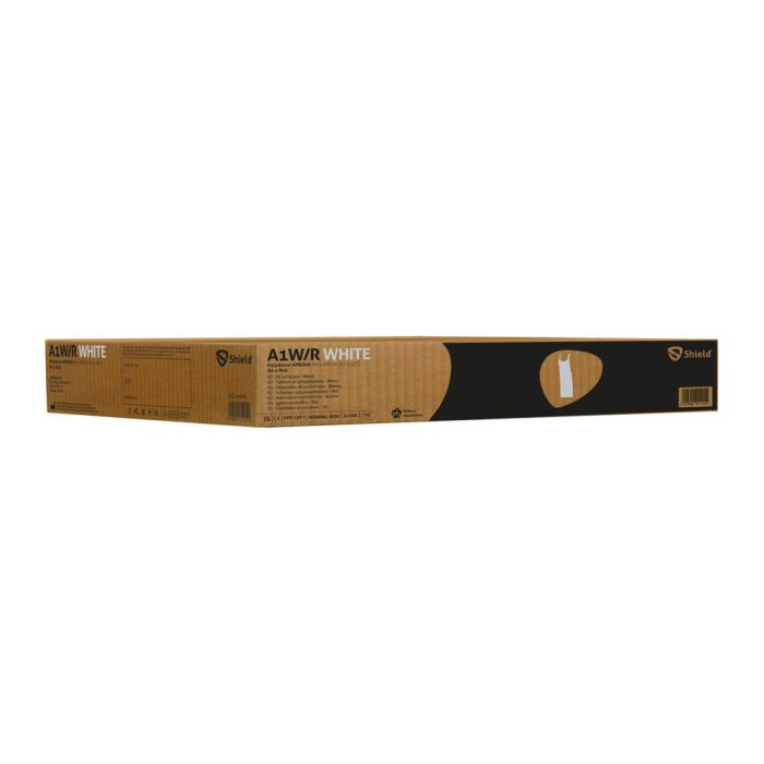 Disposable Polythene Aprons on a ROLL - Pack of 200 in White - 