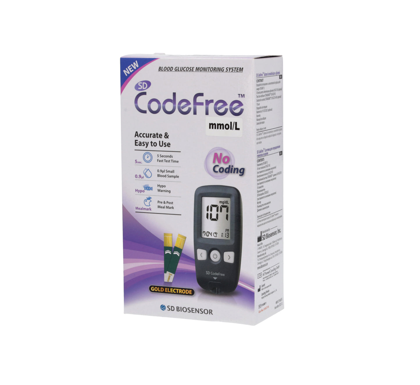 Glucometer - SD Gold Glucose in Blood Meter - 