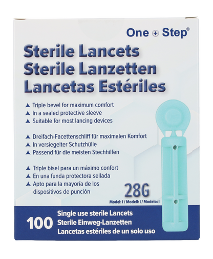 Glucometer Lancets x 100 - Glucose in Blood Meter - 