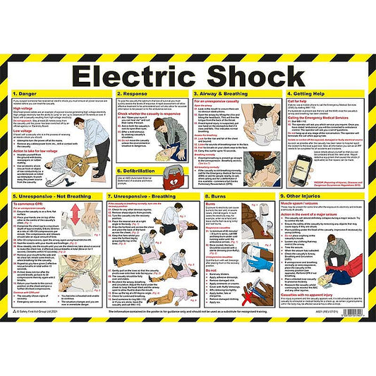 Electric Shock Treatment Guide Poster