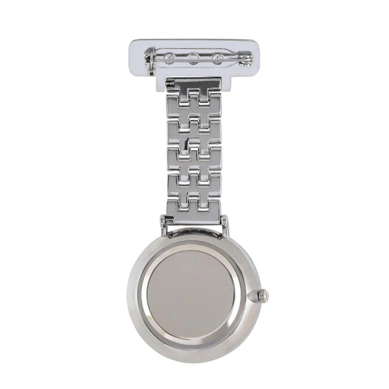 Annie Apple Nurses Fob Watch - Aurora - Navy/Silver - Link - 35mm - Annie Apple