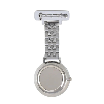Annie Apple Nurses Fob Watch - Aurora - Navy/Silver - Link - 35mm - Annie Apple