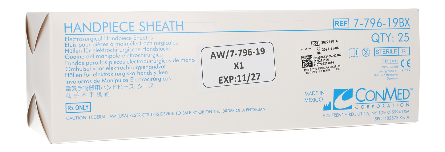 Schuco Hyfrecator 2000: Disposable Sheaths Sterile x 25 - 