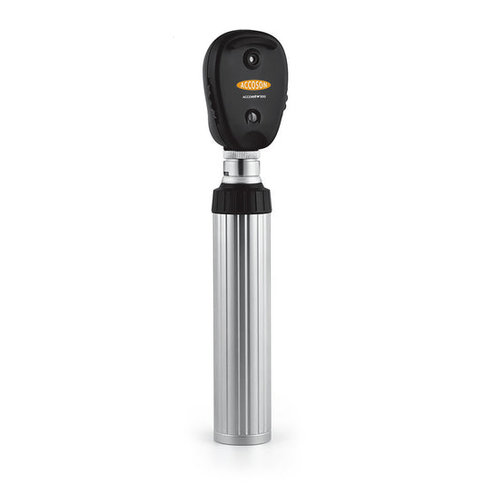 AccoView 500SE Classic Fibre Optic Otoscope and Ophthalmo set - LED 2.5V, Brass C/P - 