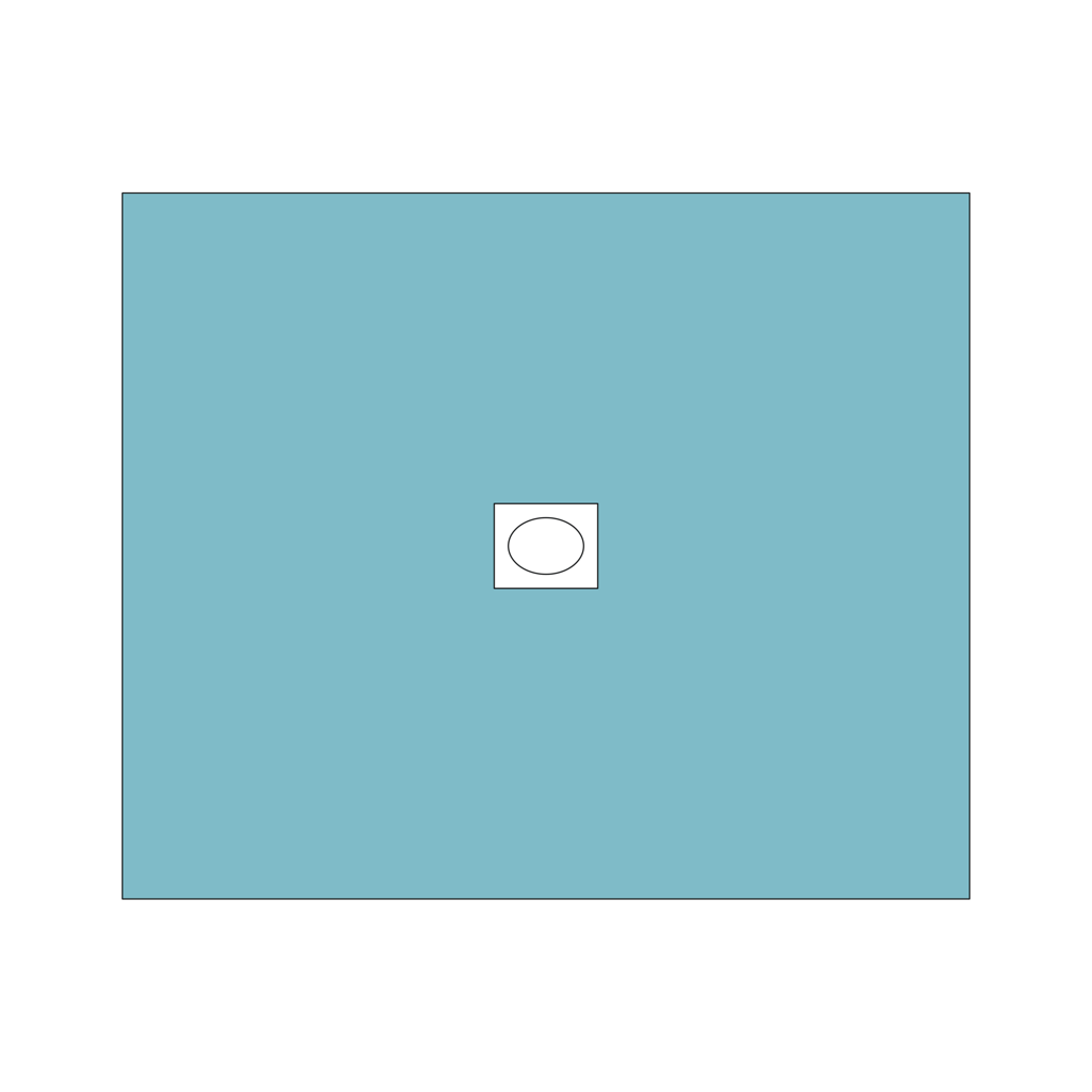Adhesive Aperture Drape 75cm x 90cm - Single