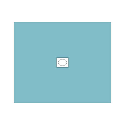 Adhesive Aperture Drape 75cm x 90cm - Single