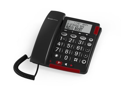 Amplicomms BigTel 48 Plus Black - Corded Phone - Amplicomms