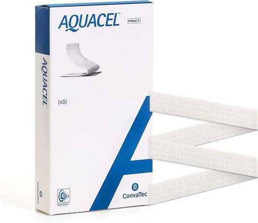 Aquacel Ribbon Dressings - 1cm x 45cm - Pack of 5 - 